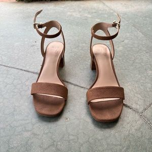 Brown Sandal with heel